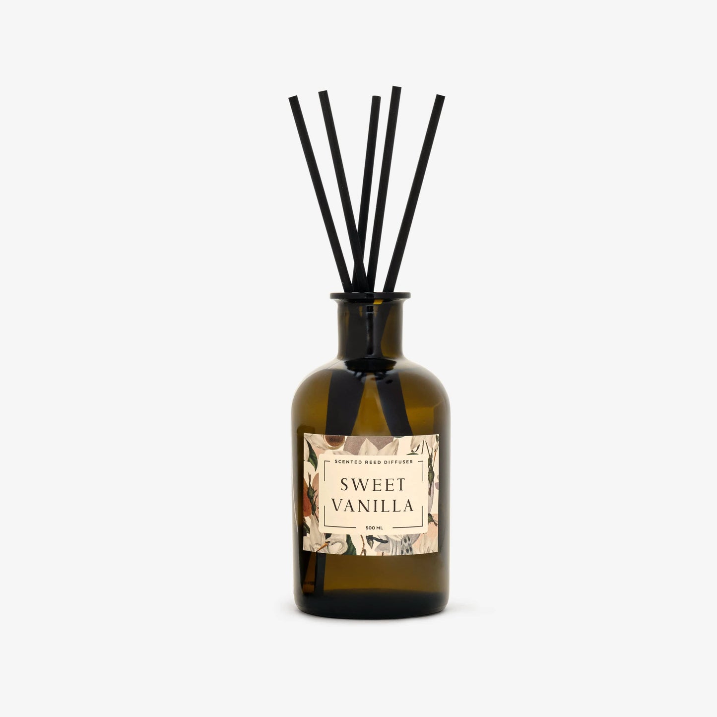 Sweet Vanilla Candle - Diffuser Set, Amber Diffusers sazy.com