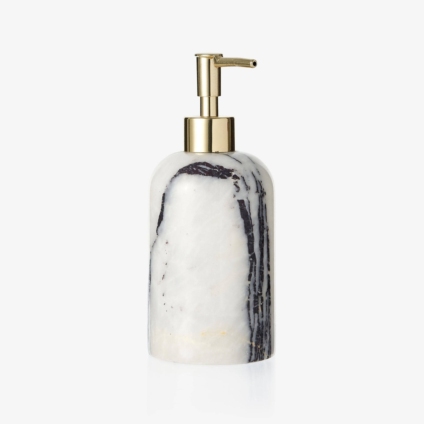 Marble Soap Dispenser, Lilac, 8.2x15 cm 1