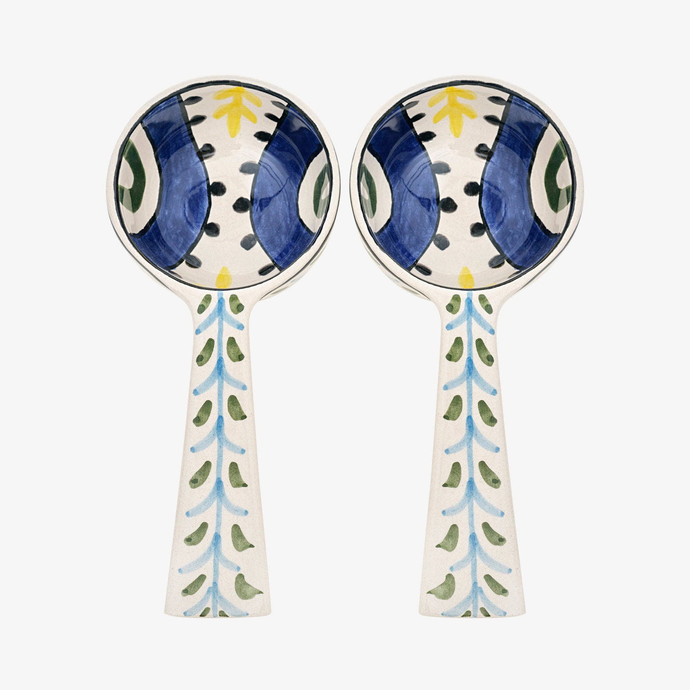 Dilara Set of 2 Handpainted Bowls, Multicoloured, 7x20 cm 1