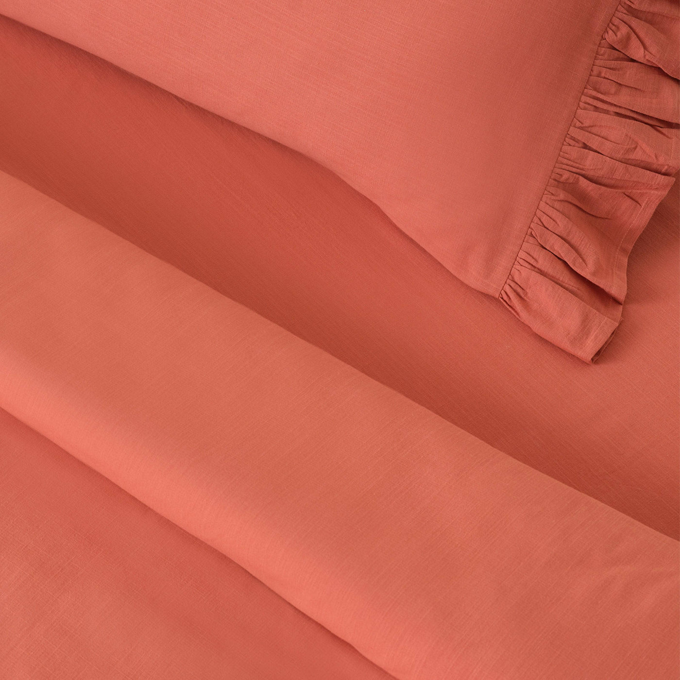 Ruby 100% Turkish Cotton Fitted Sheet, Terra, Double Size Bed Sheets sazy.com