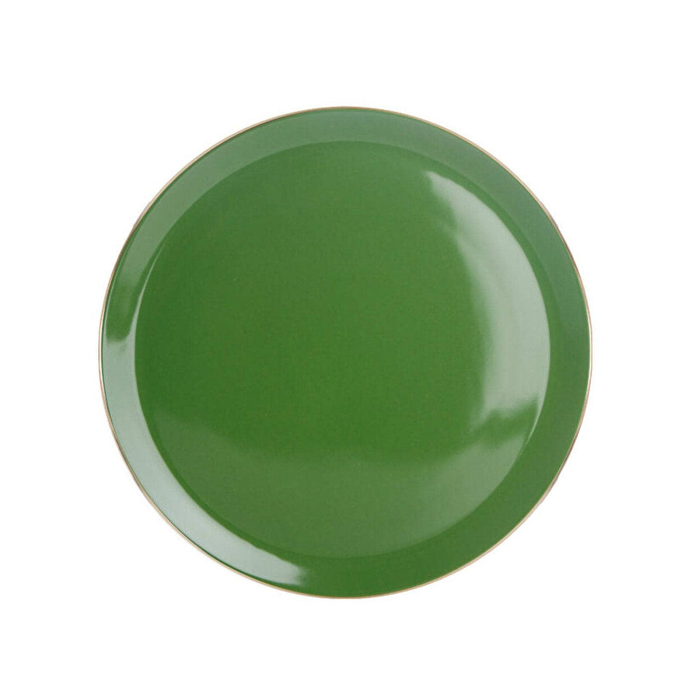 Morocco Flat Plate, Green, 32 cm Plates sazy.com