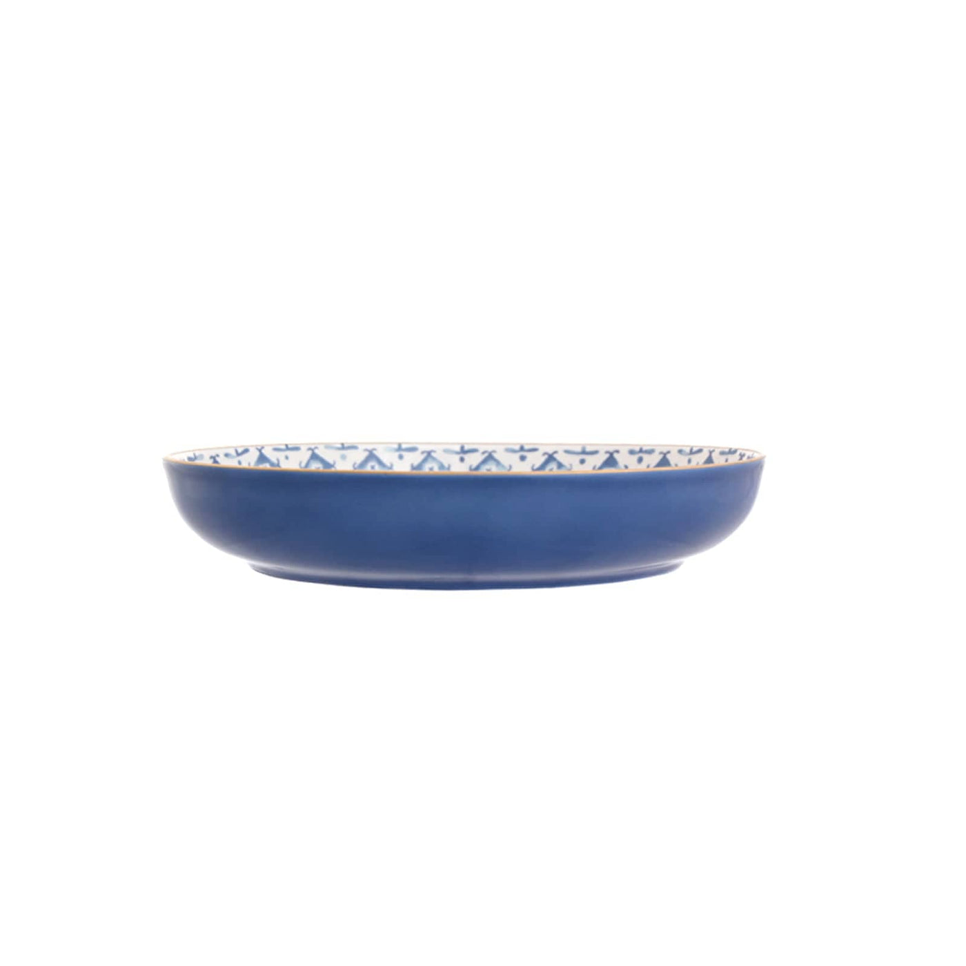 Ikat Set of 2 Bowls, Blue, 22 cm 3