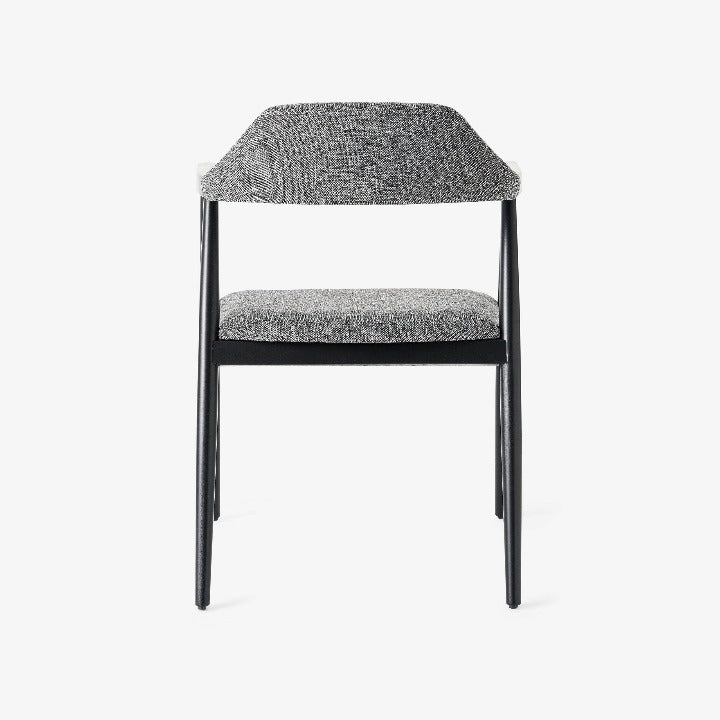 Visby Armchair, Black - Anthracite Grey Dining Chairs & Benches sazy.com