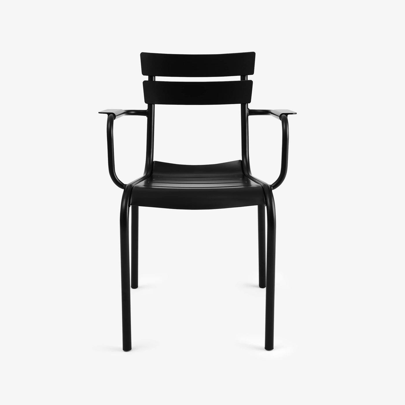 Rivioli Aluminium Garden Armchair, Black, 58x58x83 cm 1