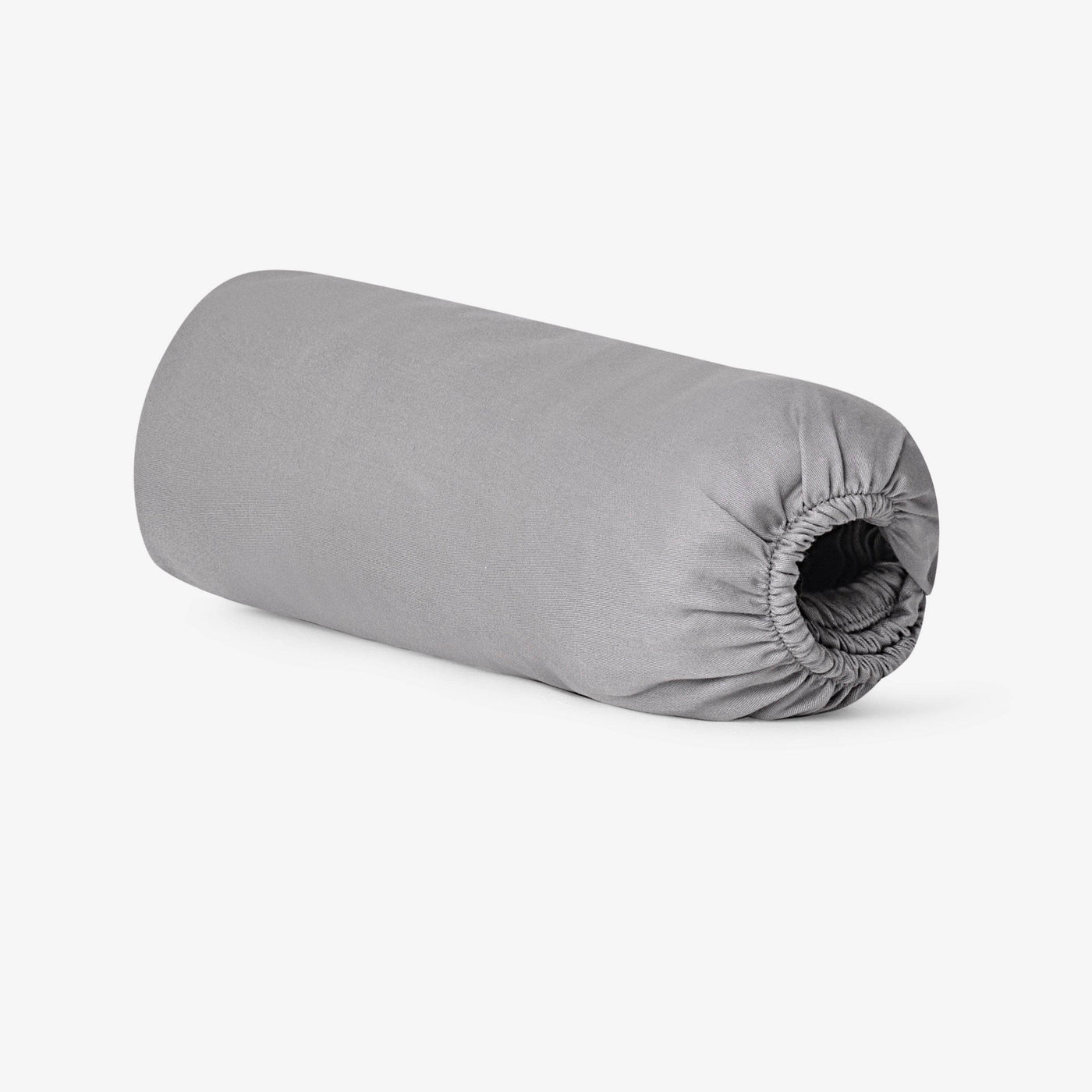Charles 100% Turkish Cotton Sateen 210 TC Fitted Sheet, Grey, Double Size Bed Sheets sazy.com