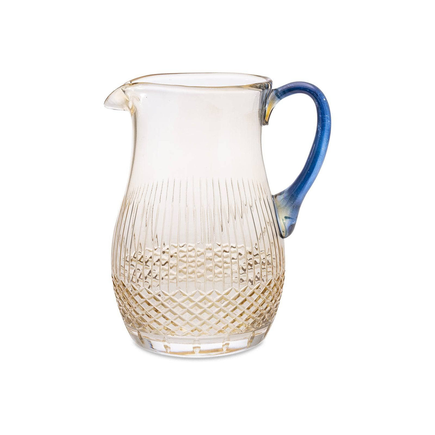 Primrose Hill Glass Jug, Yellow, 1.75 L 1