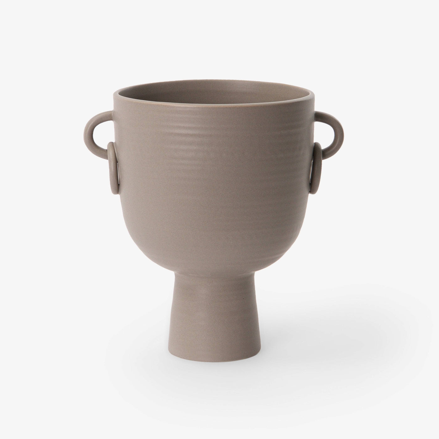 Branksome Ceramic Vase, Taupe, S Vases sazy.com