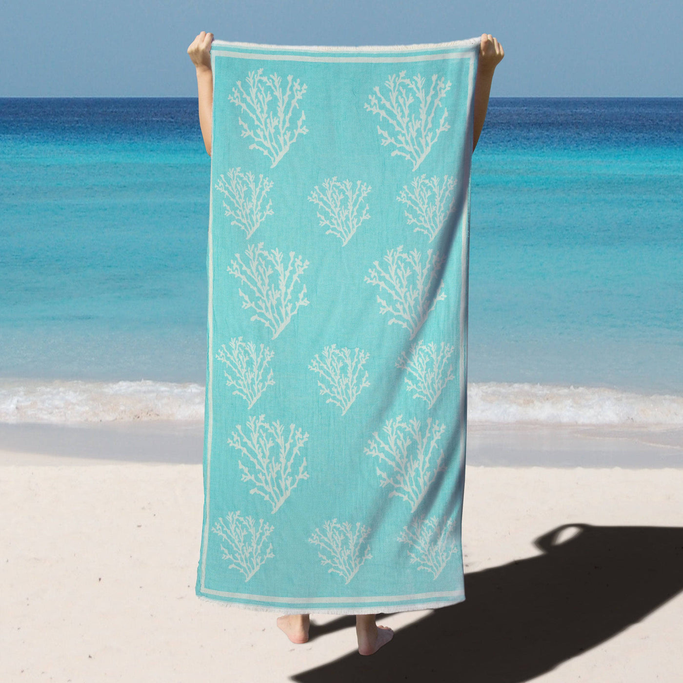 Mazu Beach Towel, Light Green, 90x170 cm 4