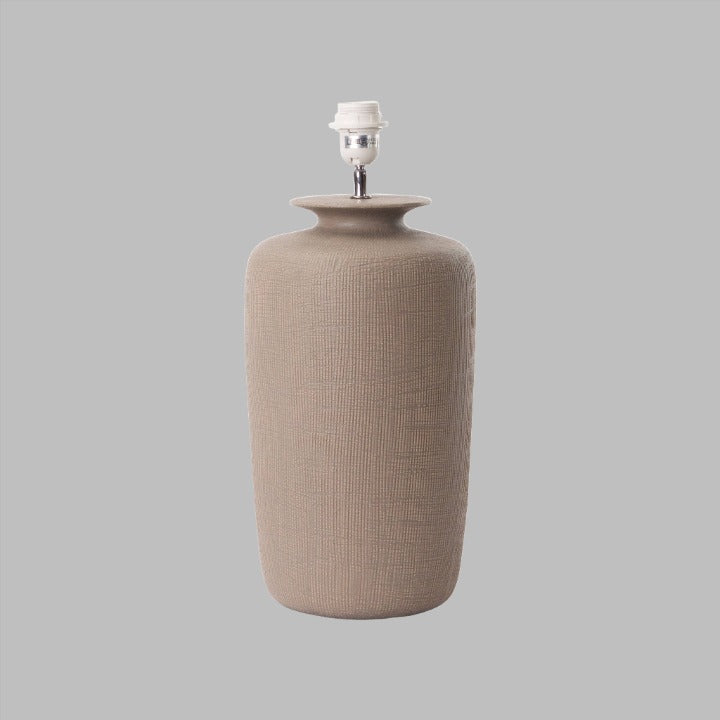 Arneto Ceramic Table Lamp, Taupe Table & Bedside Lamps sazy.com