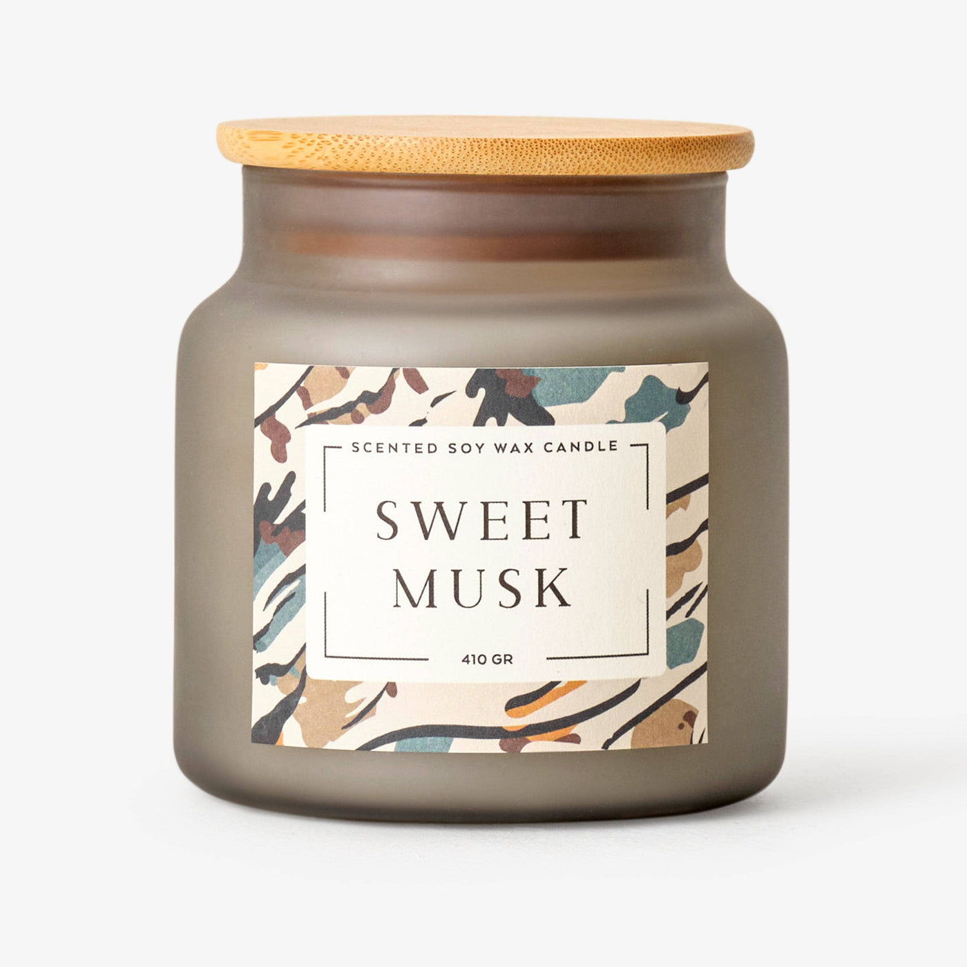 Sweet Musk Candle, Charcoal, 410 g Candles sazy.com