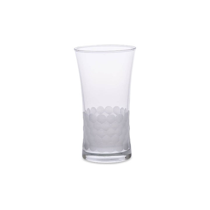 Bermondsey Set of 6 Glass Tumblers, White, 300 ml Glasses & Tumblers sazy.com