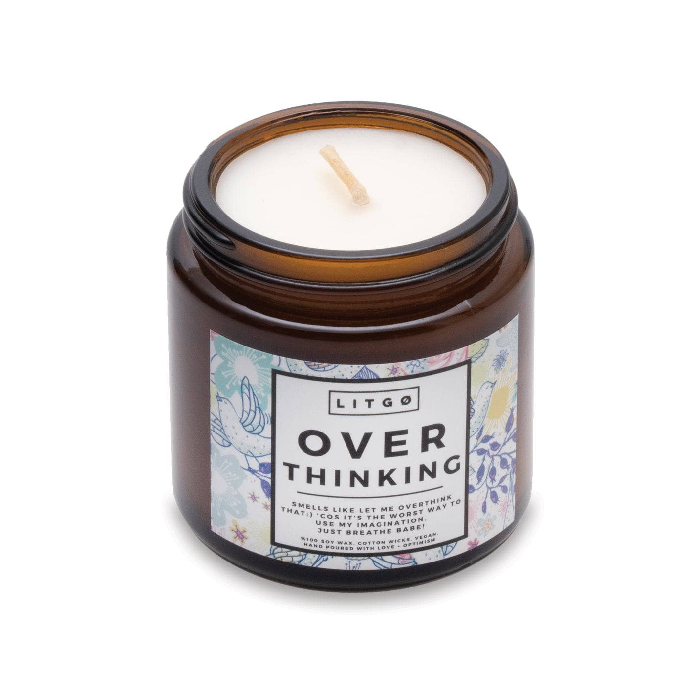 #Overthinking Soy Wax Candle, 100 ml Candles sazy.com