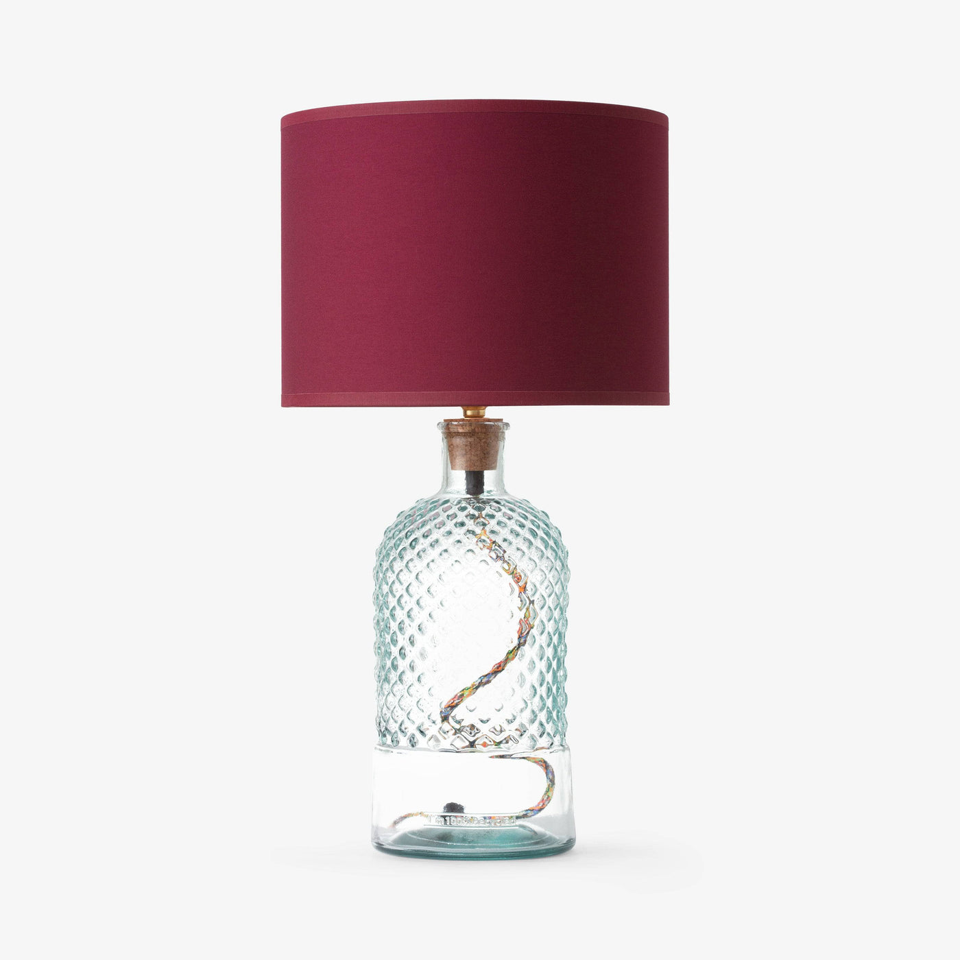 Alnair Diamond Cut Glass Table Lamp, Clear, 34 cm Table & Bedside Lamps sazy.com