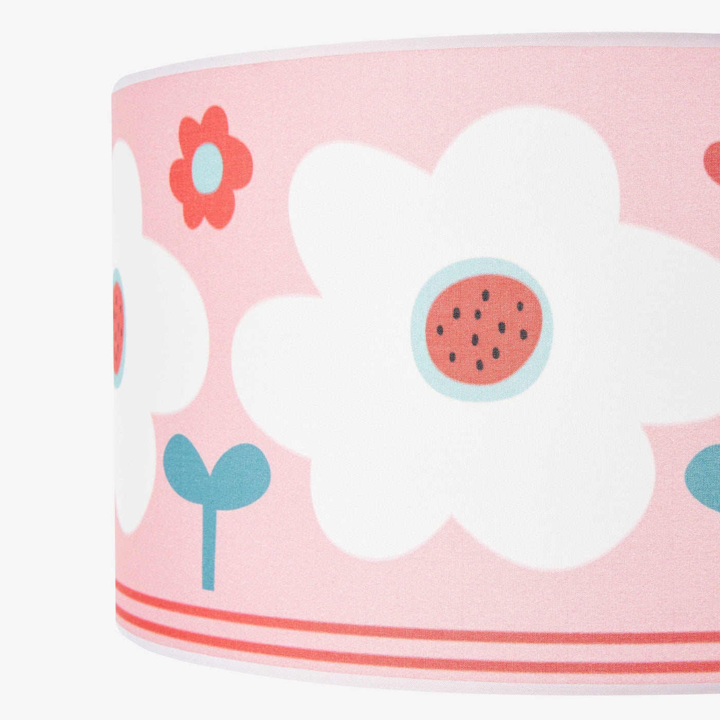 Flower Ceiling Lamp, Pink - White, ø40x25 cm 3