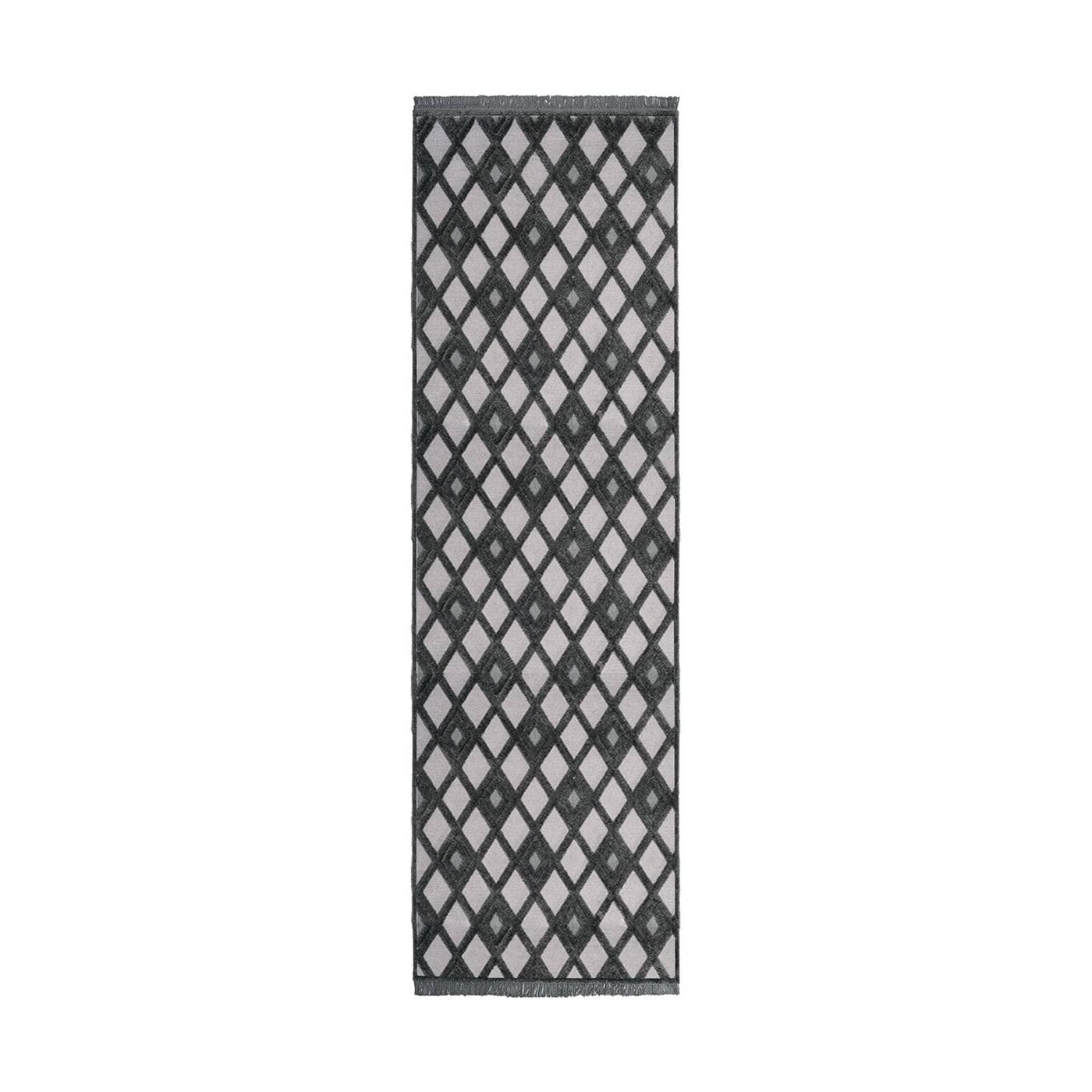 Marina Geometric Runner, Grey, 80x300 cm 1