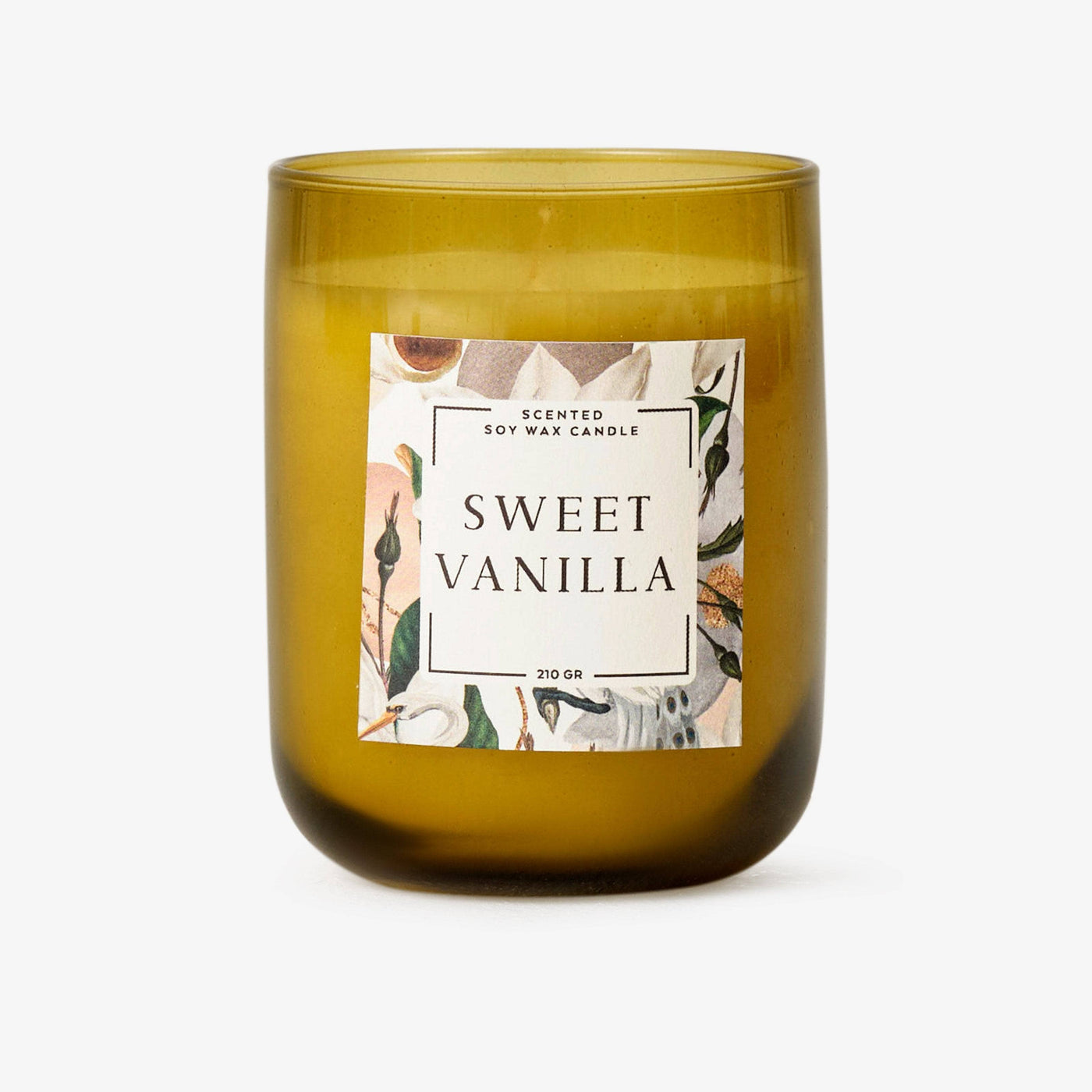 Sweet Vanilla Candle - Diffuser Set, Amber Diffusers sazy.com