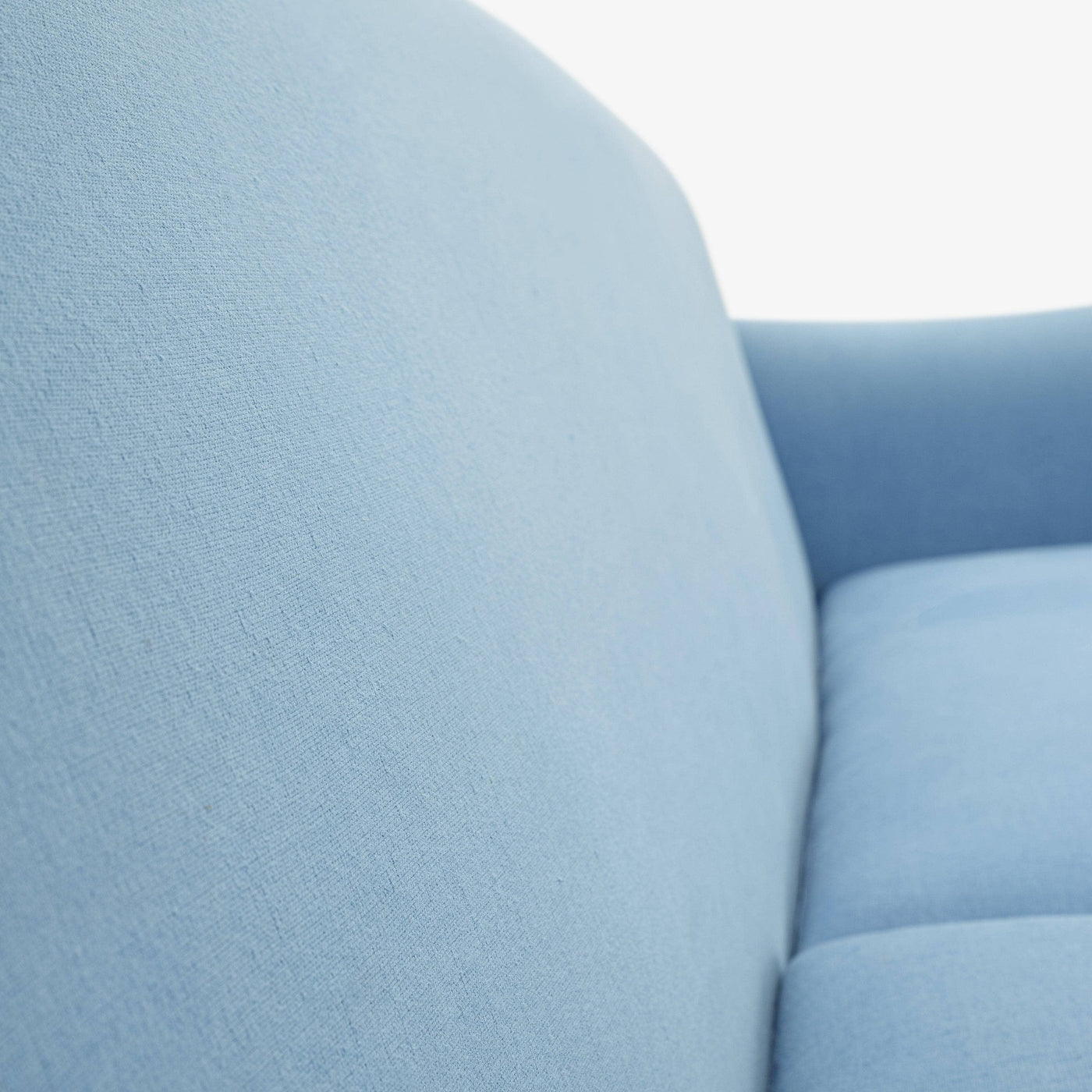 3 Seater Linen Sofa, Baby Blue 6