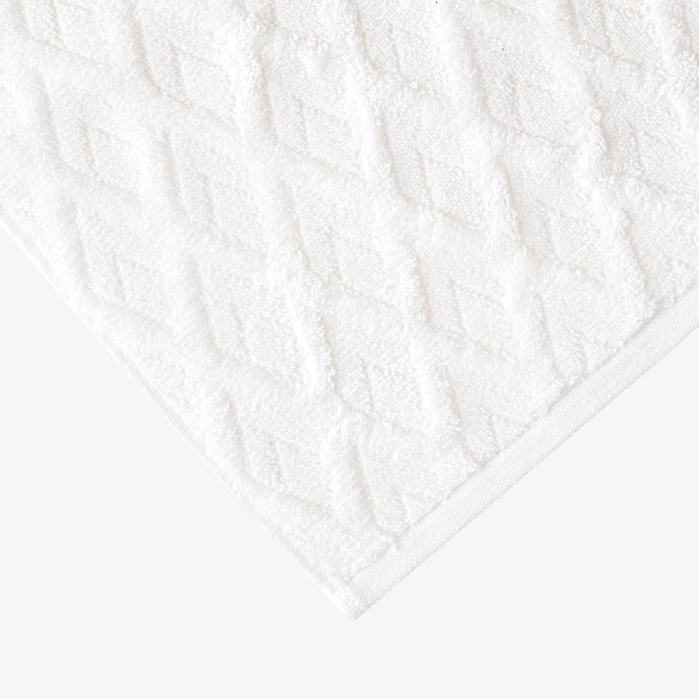 Judith Diamond Textured 100% Turkish Cotton Hand Towel, Cinnamon 2
