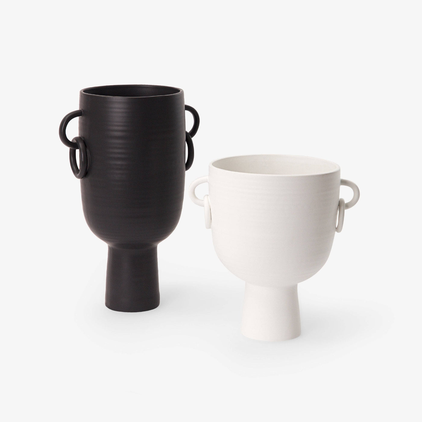 Branksome Ceramic Vase, Black, M Vases sazy.com
