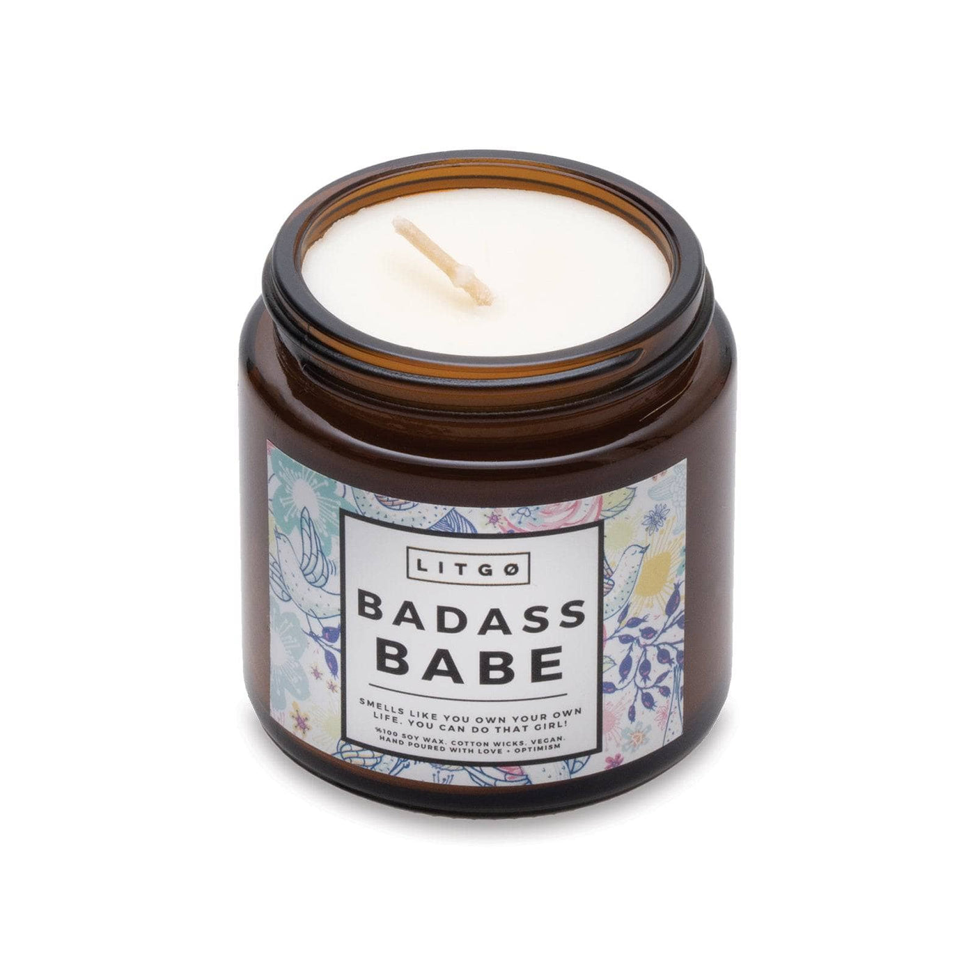 #BadassBabe Soy Wax Candle, 100 ml Candles sazy.com