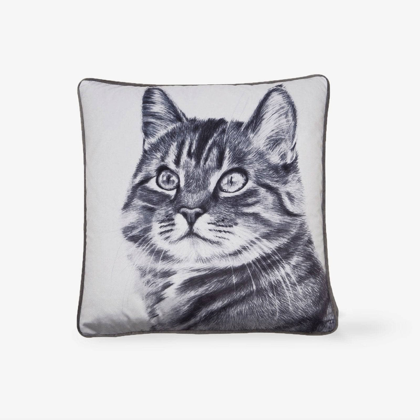 Felis Cat Cushion, Grey, 45x45 cm Cushions sazy.com