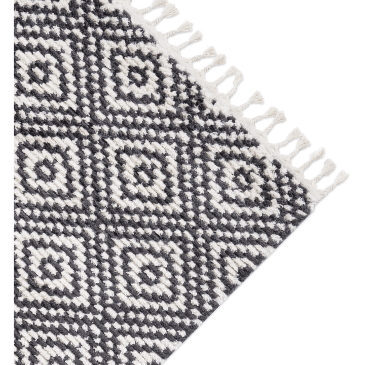 Ashberg Geometric Area Rug, Beige - Anthracite Grey, 160x230 cm Modern Rugs sazy.com