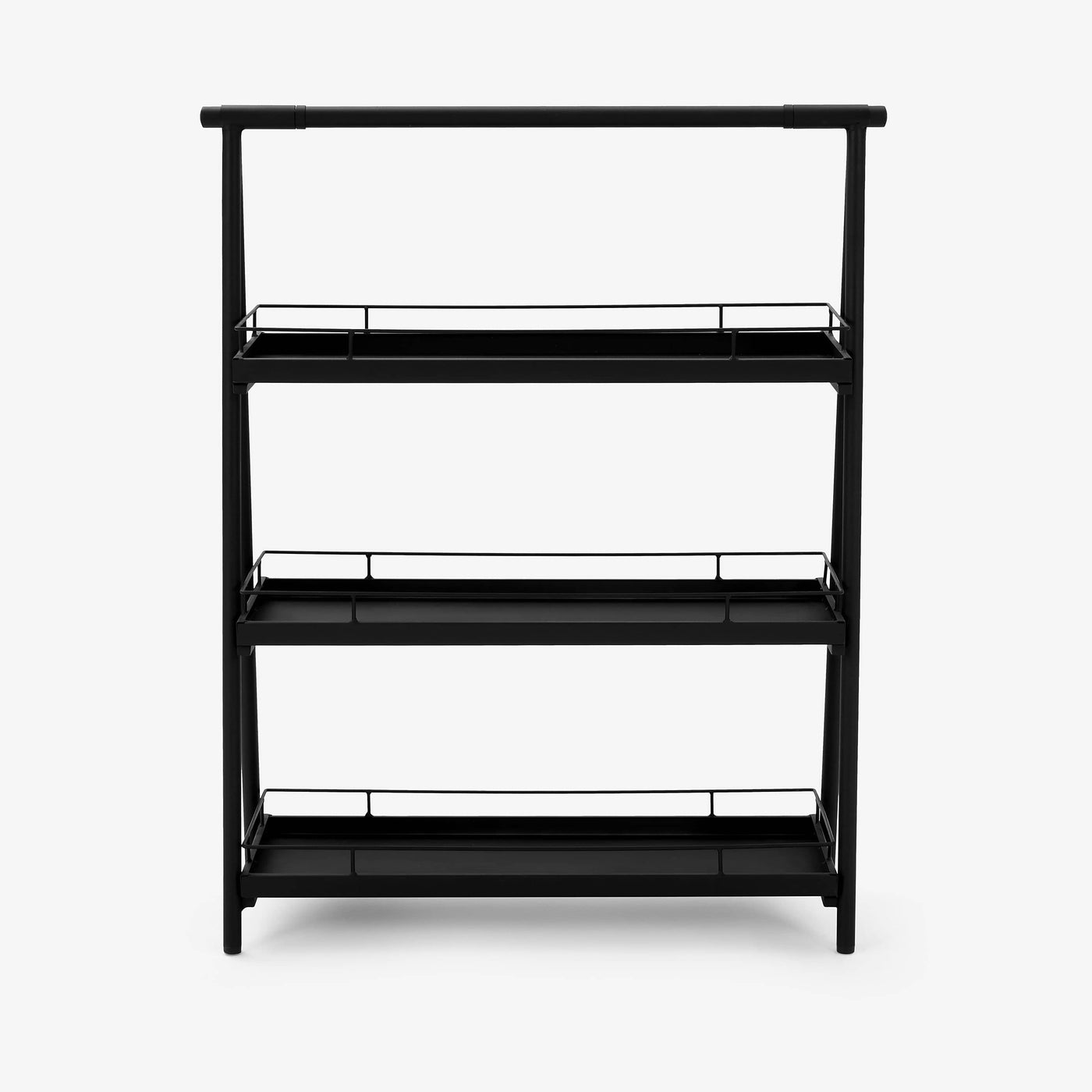 Trerostar Metal Shelf, Black Bookcases & Shelving Units sazy.com