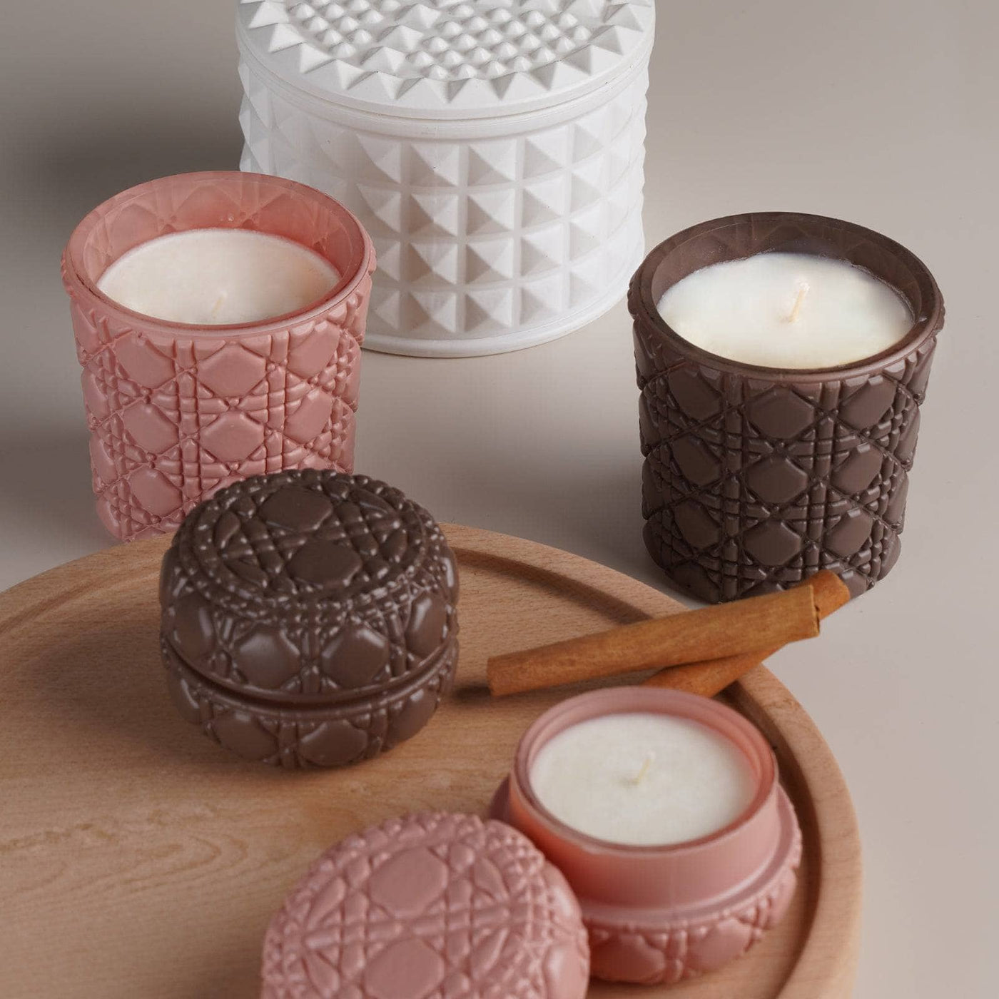 Uplift and Unwind Set of 2 Mini Soy Wax Candles, 50 g each Candles sazy.com