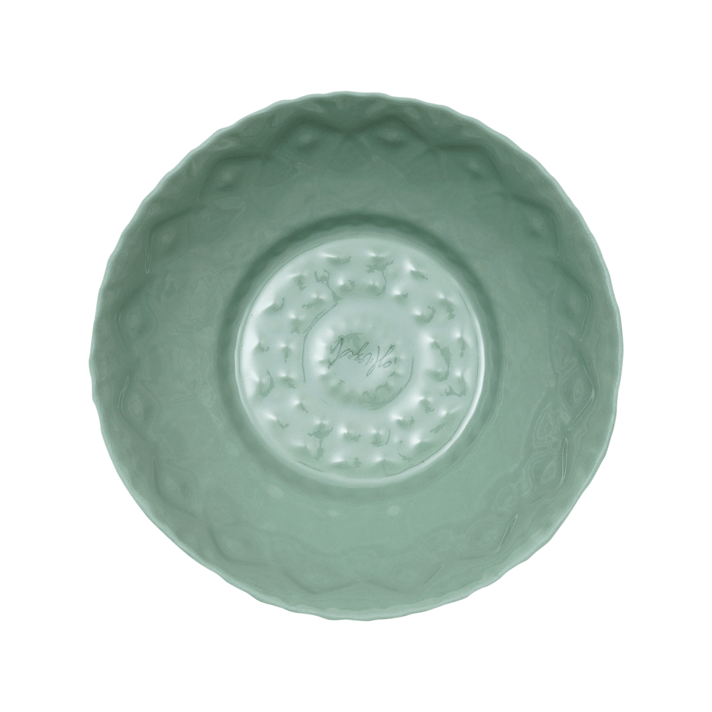 Geo Handmade Bowl, Light Green, 15 cm Bowls sazy.com