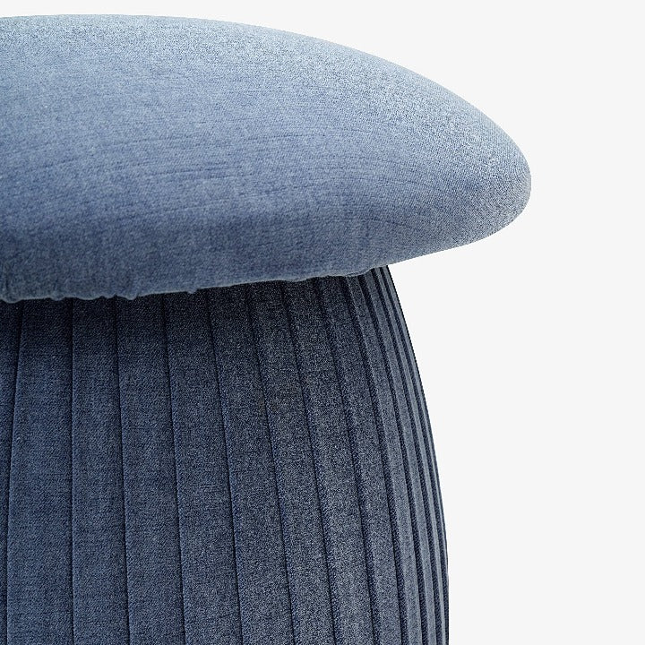 Mushroom Pouffe, Blue Pouffes sazy.com