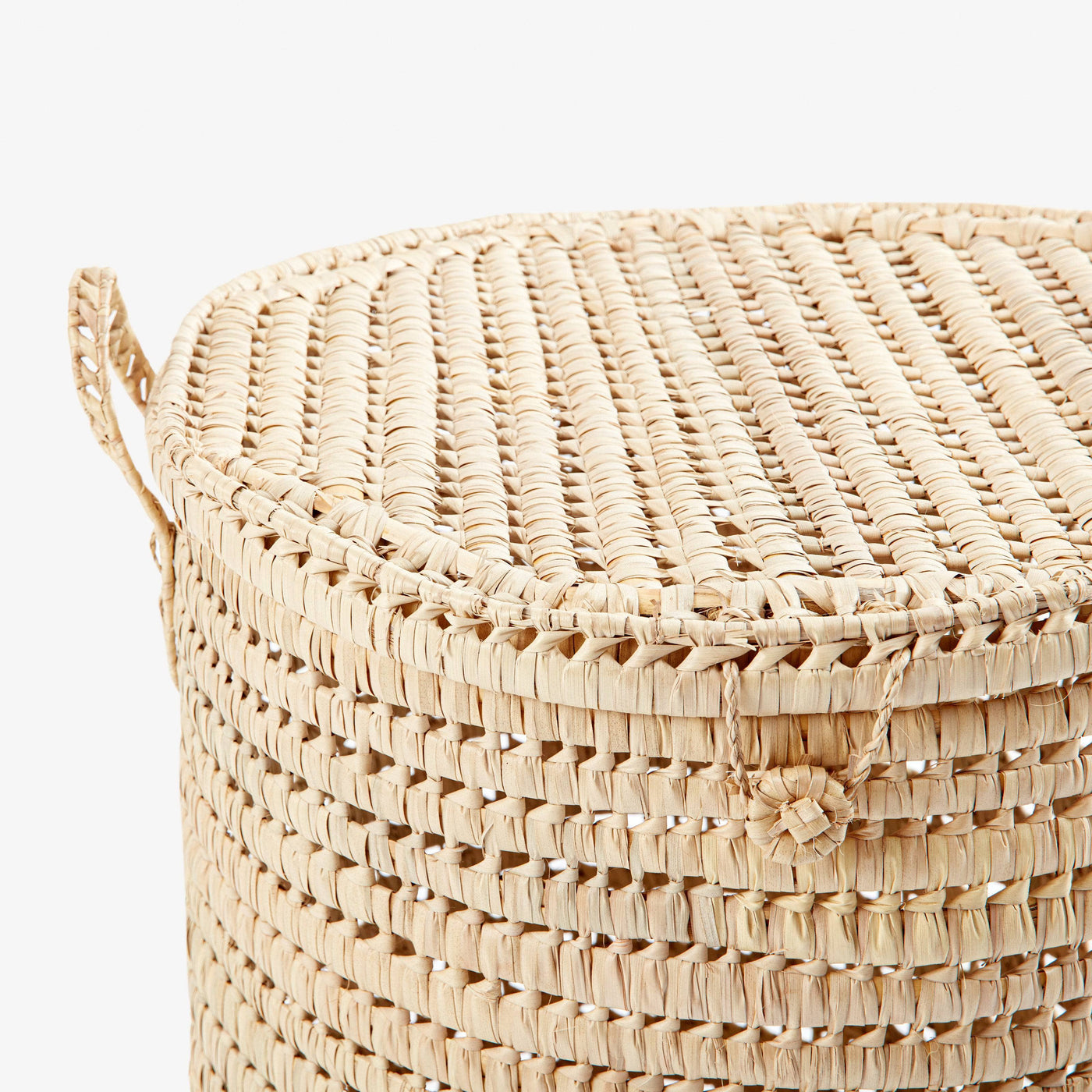 Becca Palm Basket, Natural, 45x45 cm 3
