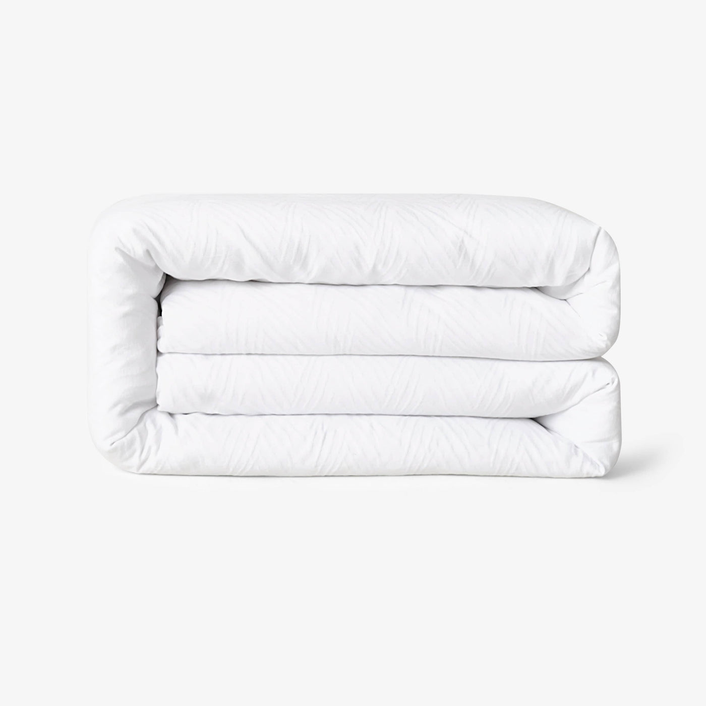 Freddie 100% Turkish Cotton Jacquard 300 TC Duvet Cover Set + Fitted Sheet, White, King Size Bedding Sets sazy.com