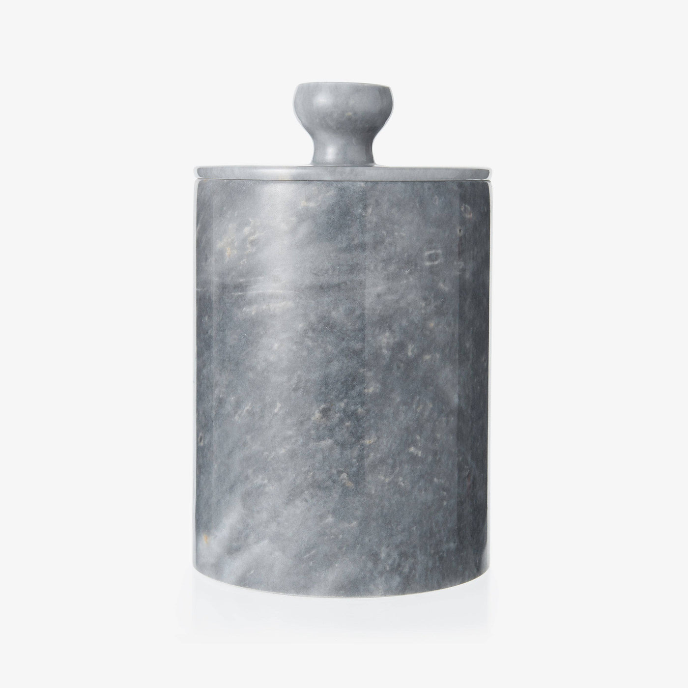 Marble Bathroom Bin, Grey, 15x21 cm 1