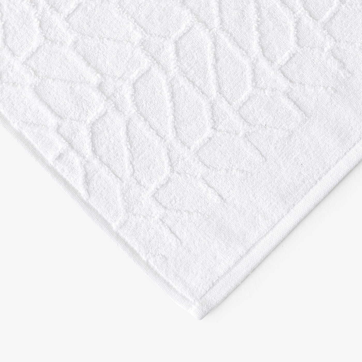 Harry Jacquard 100% Turkish Cotton Bath Towel, White 2