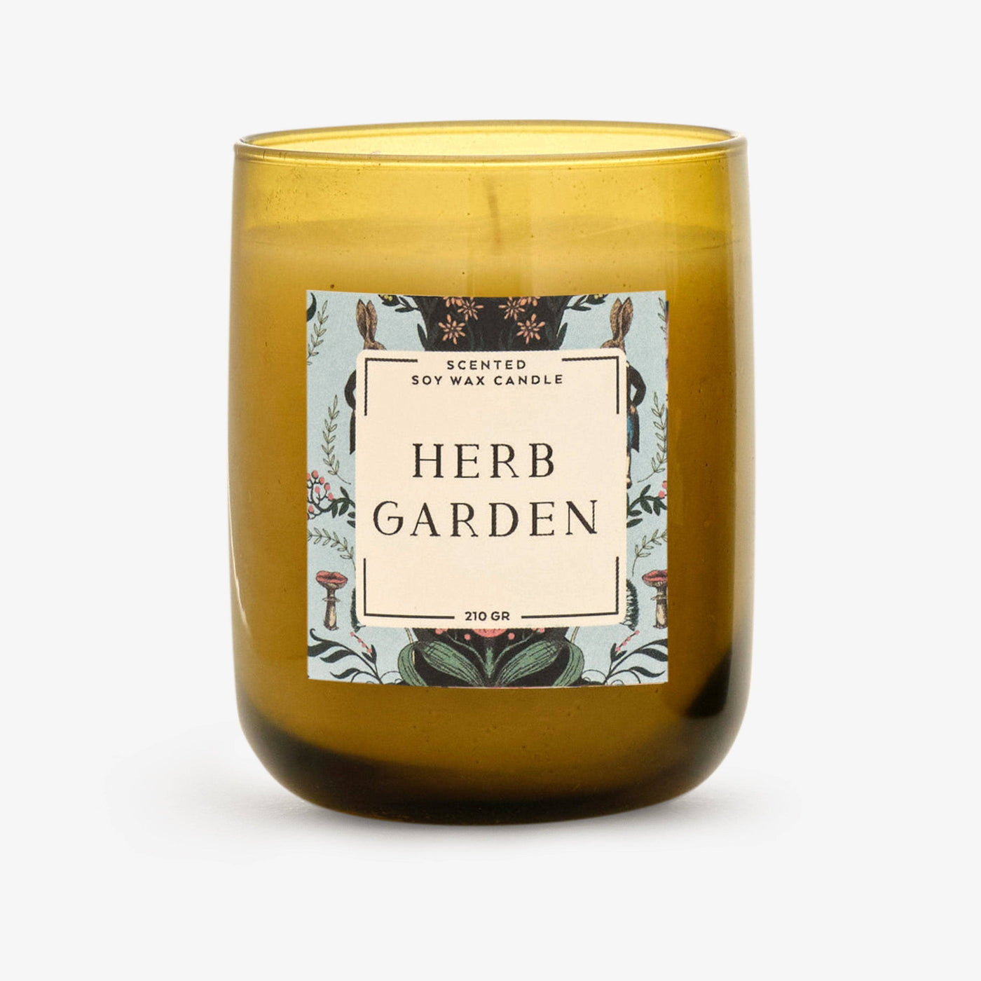 Herb Garden Candle - Diffuser Set, Amber 2