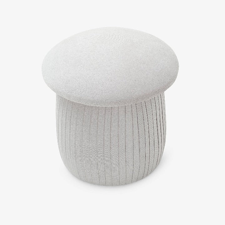 Mushroom Pouffe, Grey Pouffes sazy.com