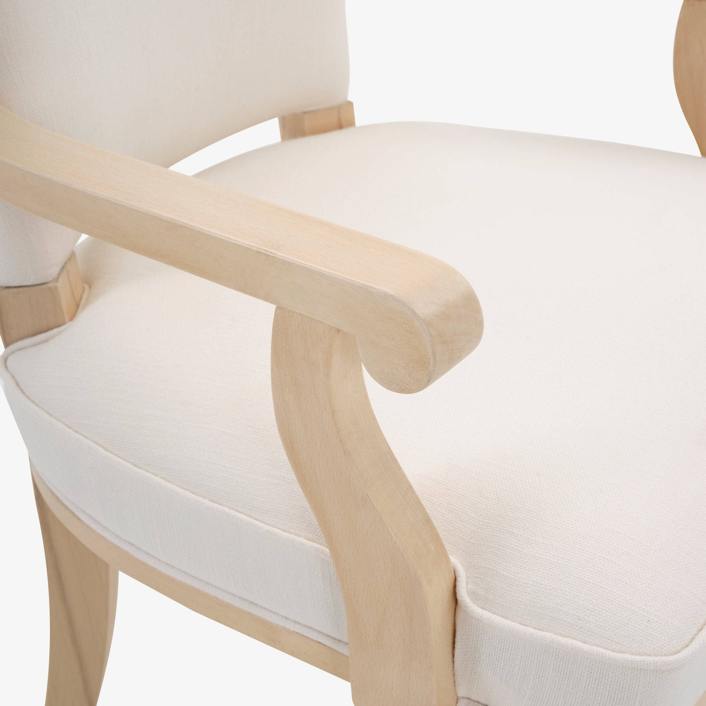 Como Accent Chair, Off-White - Cream Armchairs sazy.com