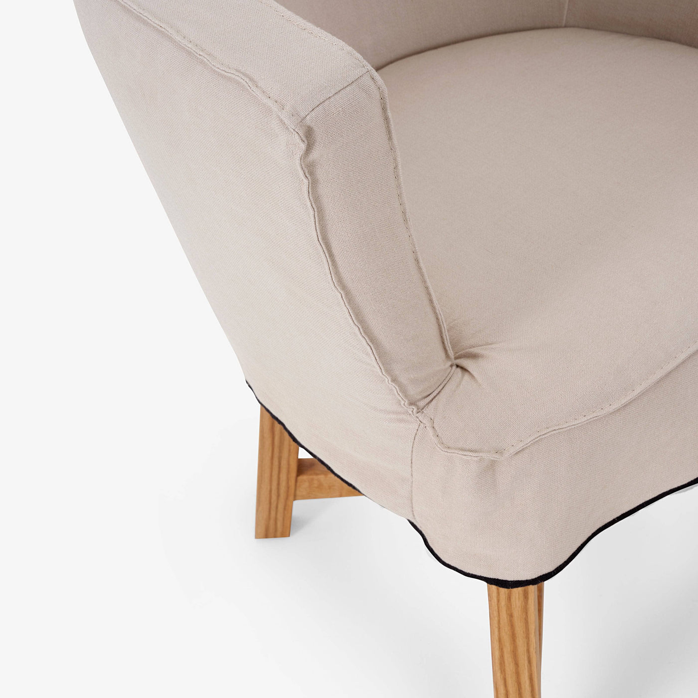 Leno Armchair, Beige, 40x40x52 cm 6
