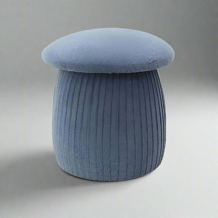 Mushroom Pouffe, Blue Pouffes sazy.com