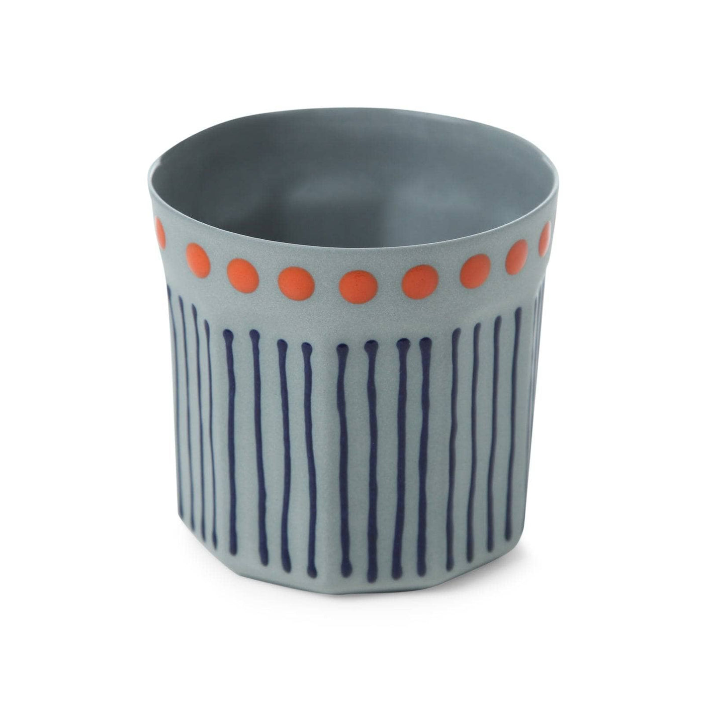Ringmaster Handmade Striped Cup, Grey, 280 ml 1