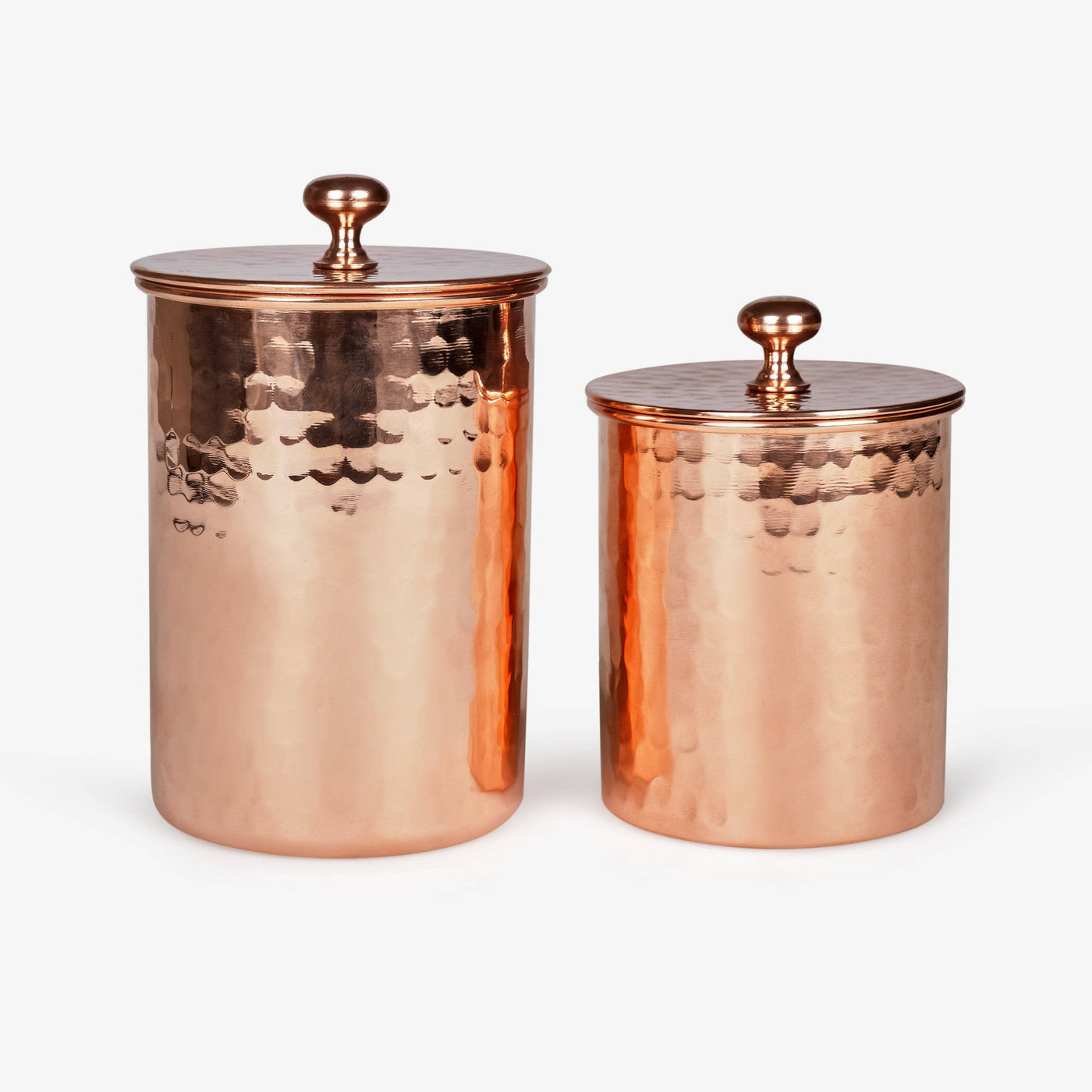 Penny Hammered Copper Spice Jar, Copper Kitchen Accessories sazy.com