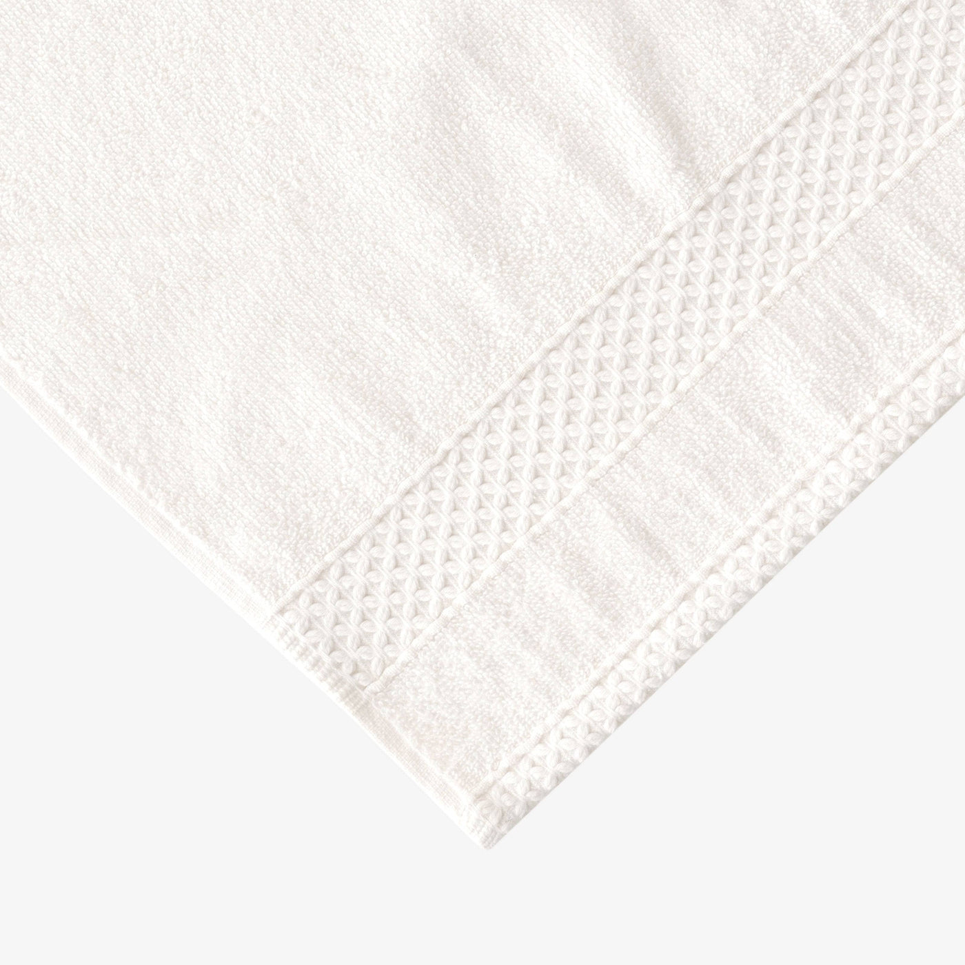 Aqua Fibro Extra Soft 100% Turkish Cotton Face Cloth, Off-White 2