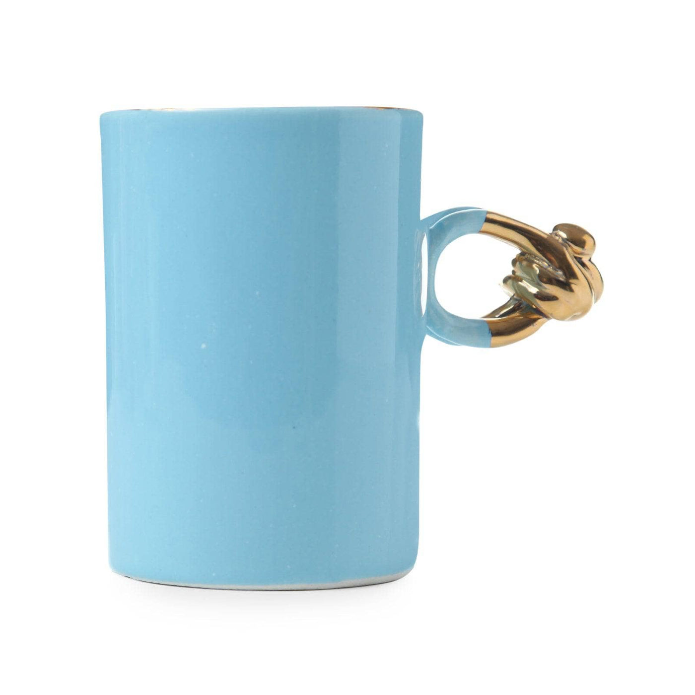 Knotted Handmade Mug, Blue, 250 ml 1