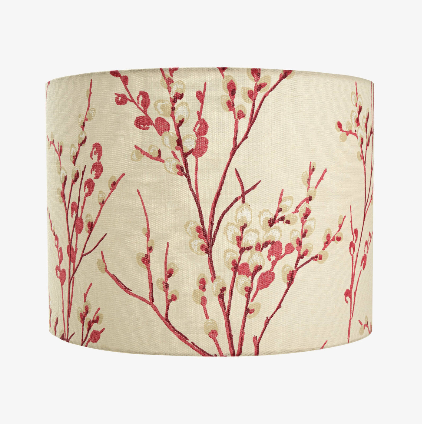 Lamp Shade, Off-White - Red, 40x40x30 cm 1