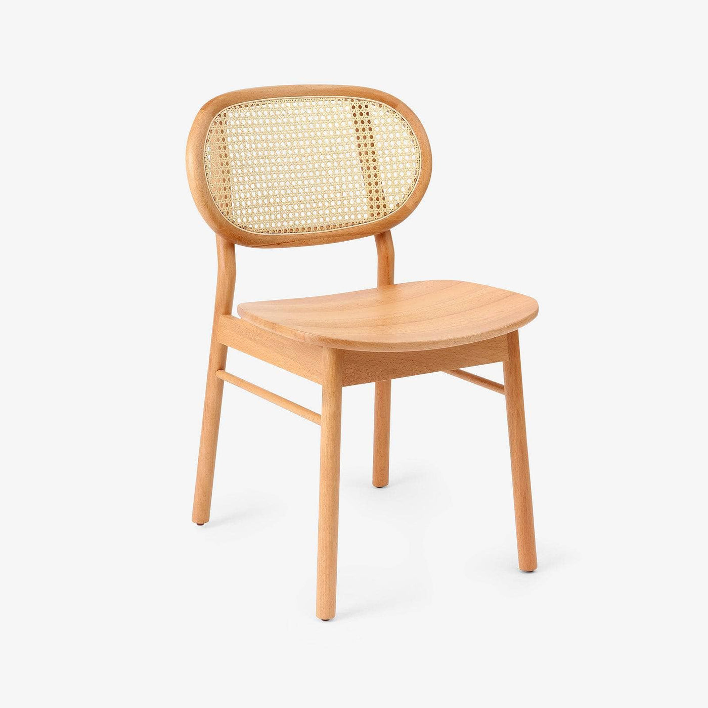 Palermo Wooden Rattan Chair, Wood 4