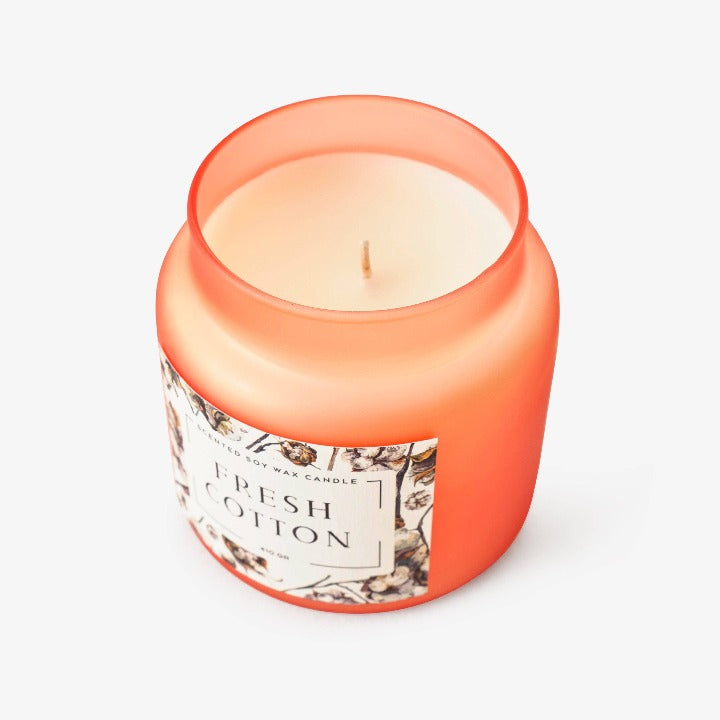 Fresh Cotton Candle, Orange, 410 g Candles sazy.com