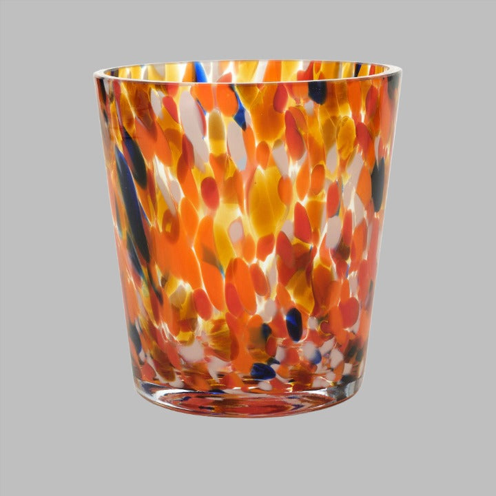 Brillante Hand-blown Vase, Multicoloured, S Vases sazy.com