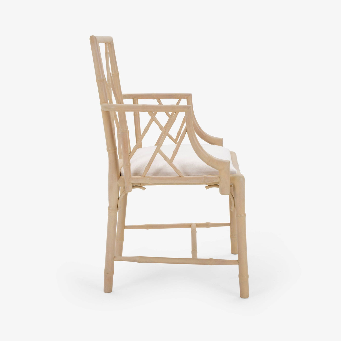 Pescari Accent Chair, Off-White - Cream Armchairs sazy.com