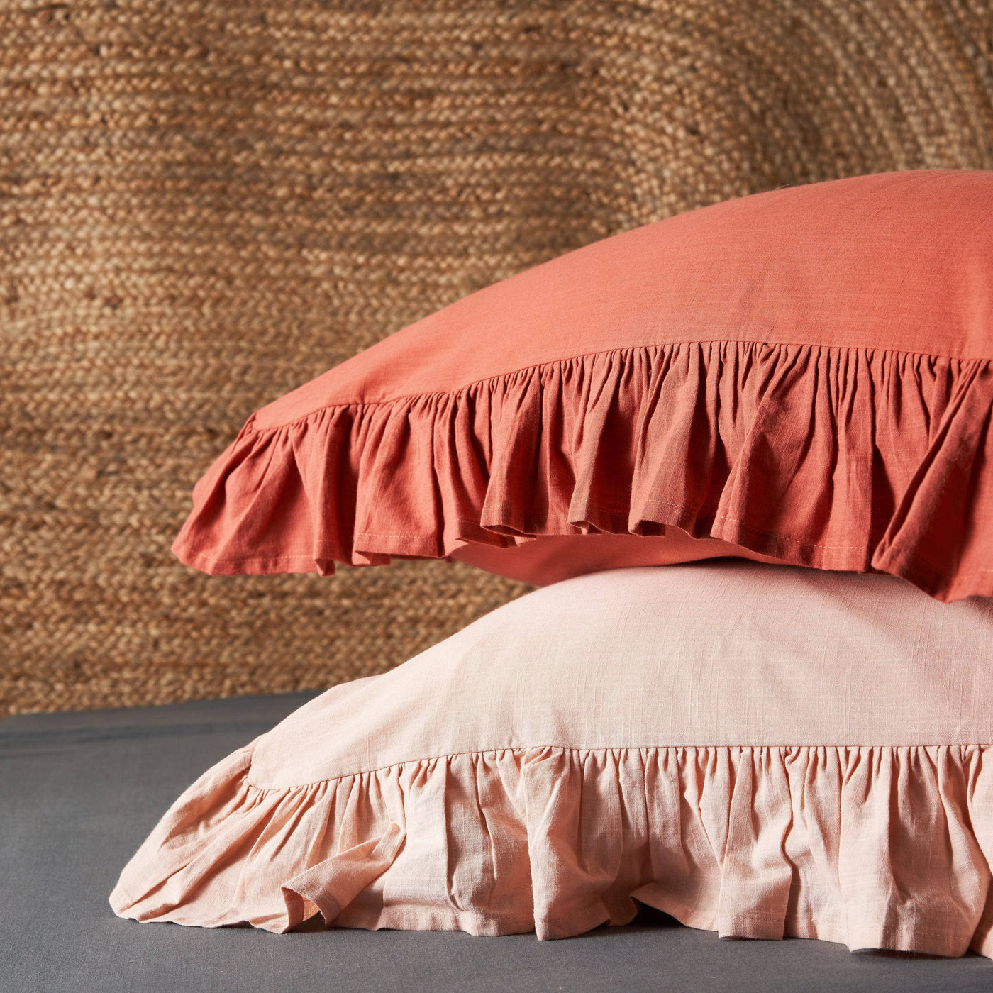 Ruby 100% Turkish Cotton Duvet Cover Set + Fitted Sheet, Terra, Super King Size Bedding Sets sazy.com