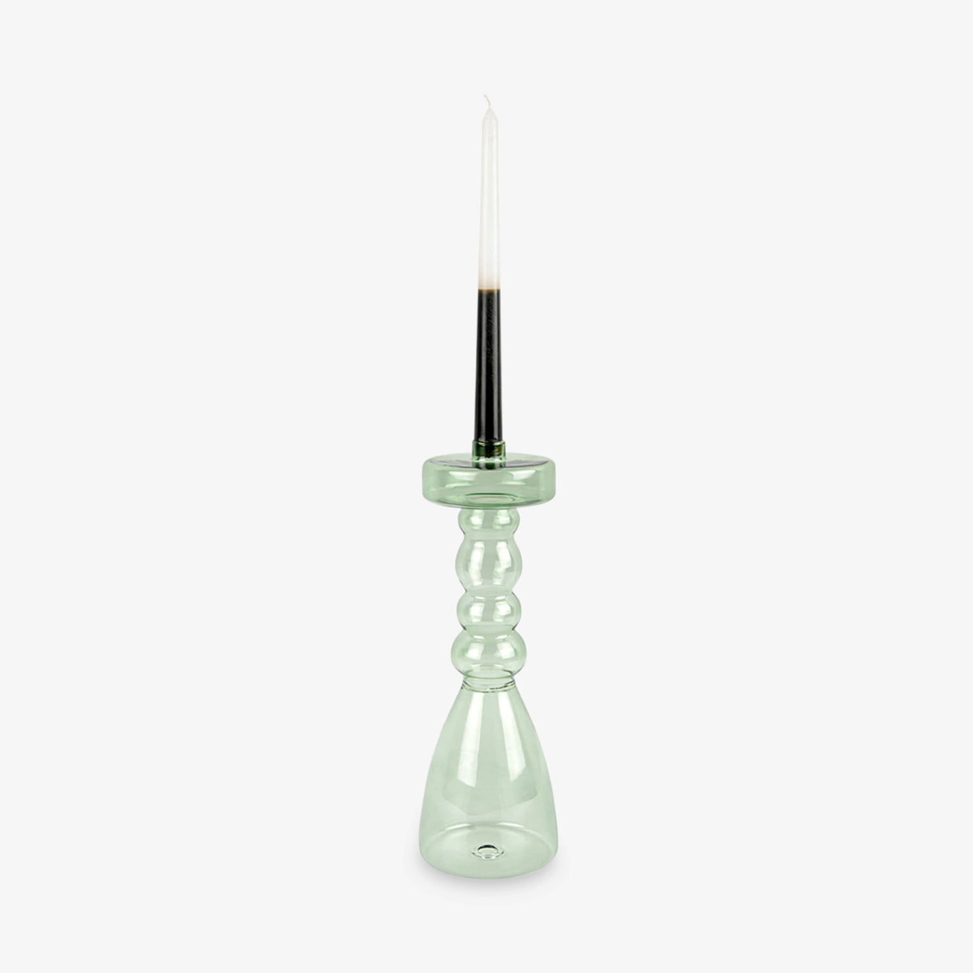 Ludou Candle Holder, Glass, Jungle Green, L Candle Holders sazy.com